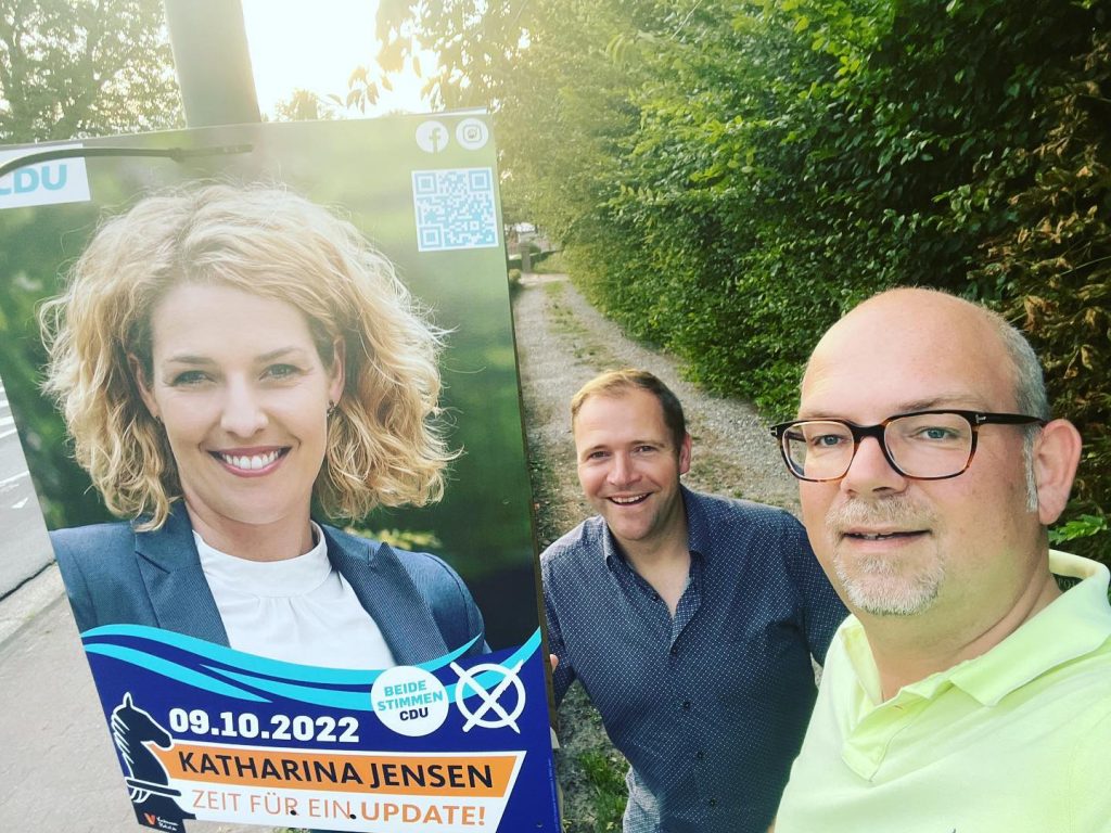 08.10.2022: Wahlkampfstand mit Katharina Jensen