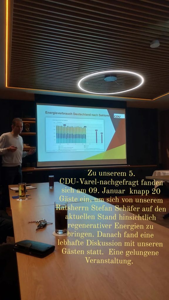 Spannende Diskussion zum Thema „Regenerative Energien“