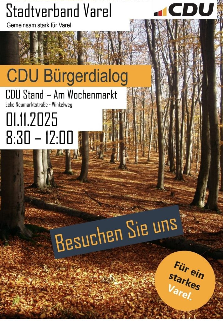 CDU-Bürgerdialog am 01.11.2025